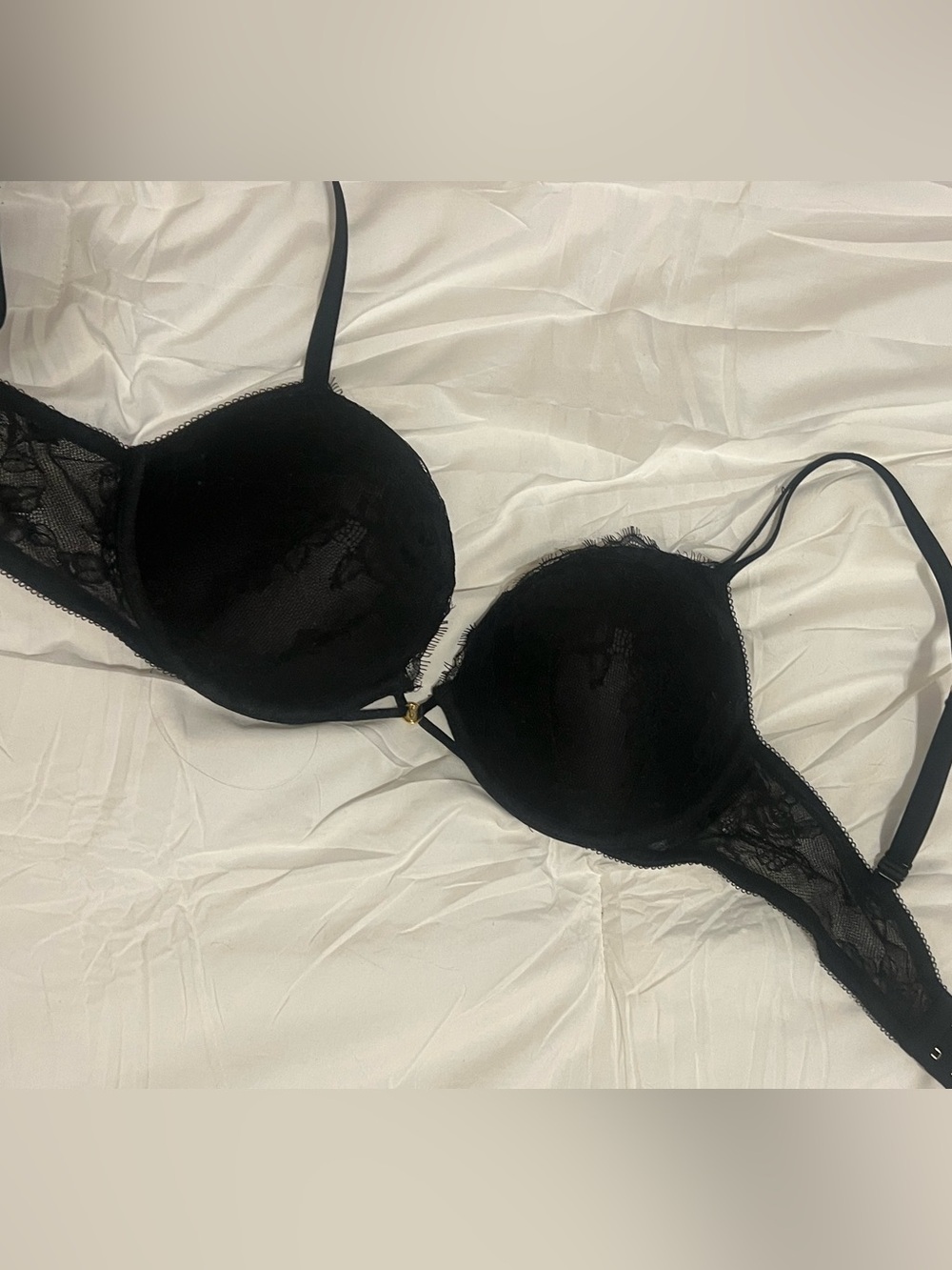 Black Lace Very Sexy VS Push Up Bra 34D